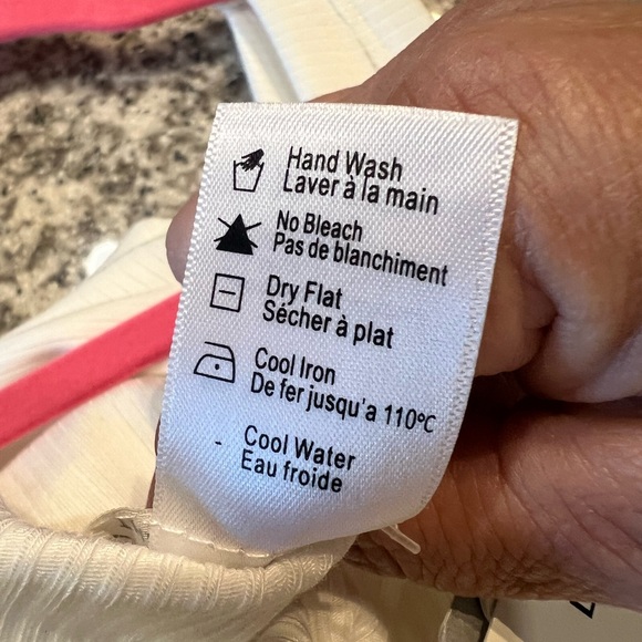 L*SPACE Sandpiper White Sleeveless Cover-up Dress with Ruched Side - Picture 5 of 10